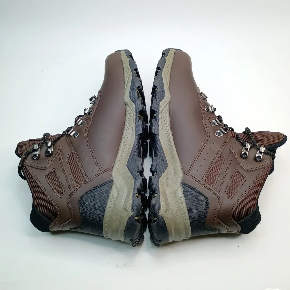 Khombu Kenny Hiker Men Size 10 Brown Waterproof Leather Boots